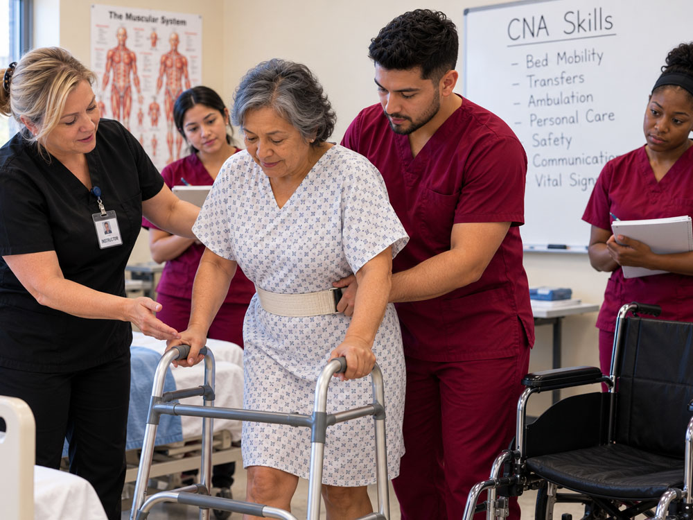 CNA Skill Ambulation Training